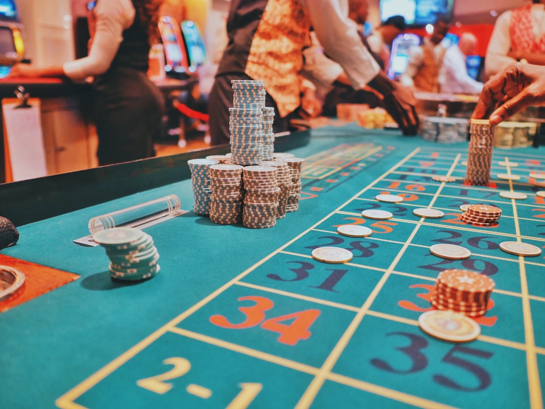 Historic European casino interior
